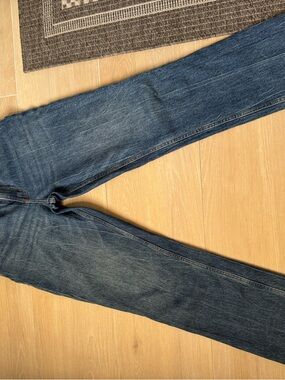 Abercrombie & Fitch Women’ Straight-Leg Jeans - Blue Wash